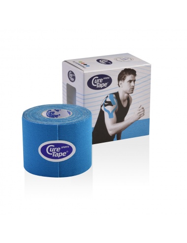 CureTape Sports Single Roll and Box - Blue