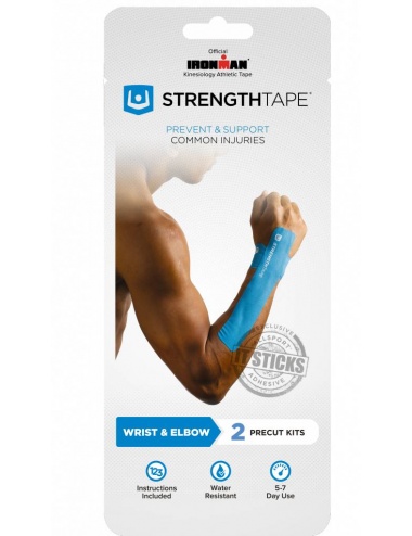 StrengthTape Precut Taping Kit for Elbow, Wrist, Carpal Tunnel