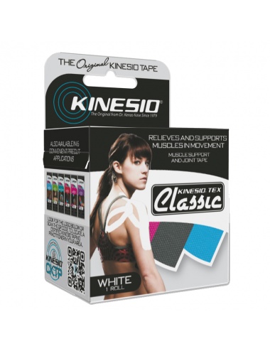 Kinesio Tape Classic Single Roll - White