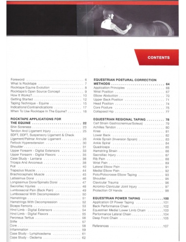 RockTape Equine Taping Guide Table of Contents